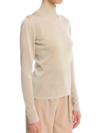 Кремовый свитер MAX MARA: фото 3 - Invogue